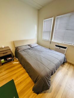 Queen Size bed and Mattress semi firm