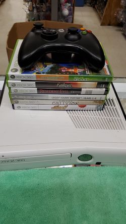 Xbox 360 and 6 games