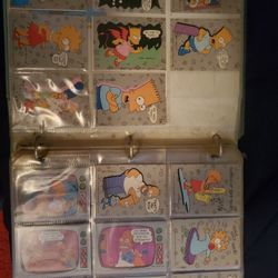 1990 Topps Simpson Cards & Baseball Cards (4 Sets)