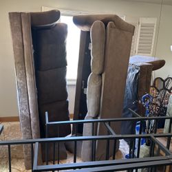 Two 3 Seat Couches One Two Seat Couch Has Cushions 