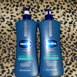 2🔥Vaseline Men 3 In 1 Body , Face, Hands Lotion Both For $12 Firm On Price