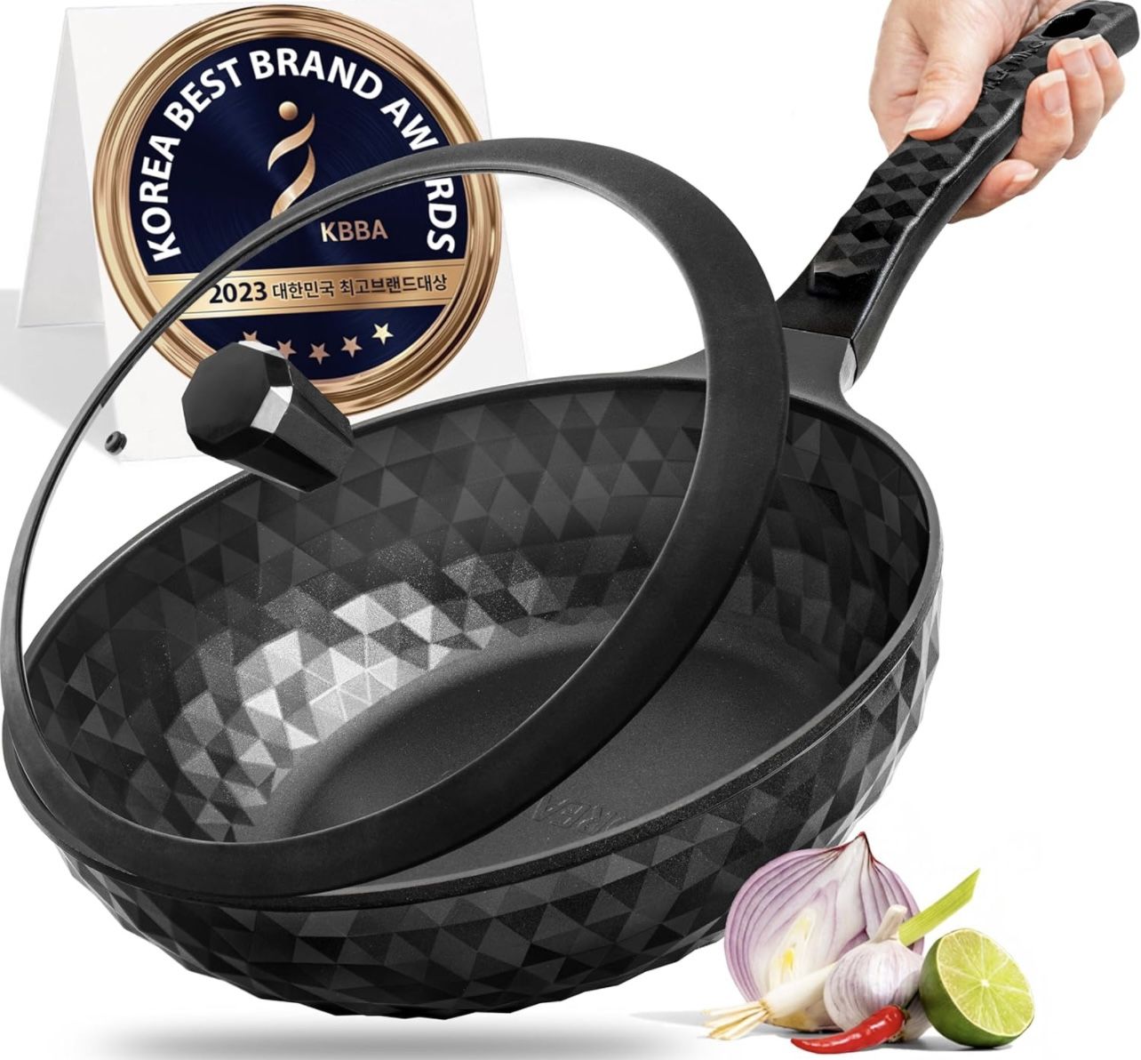 Diamond X Supreme Non Stick 11" Premium Frying Wok Pan