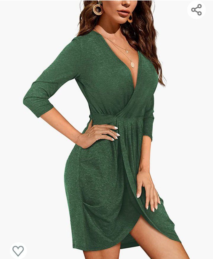 Amoretu Womens Dress Green 