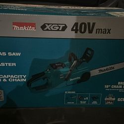 makita 40v XGT 18" chainsaw 5AH kit