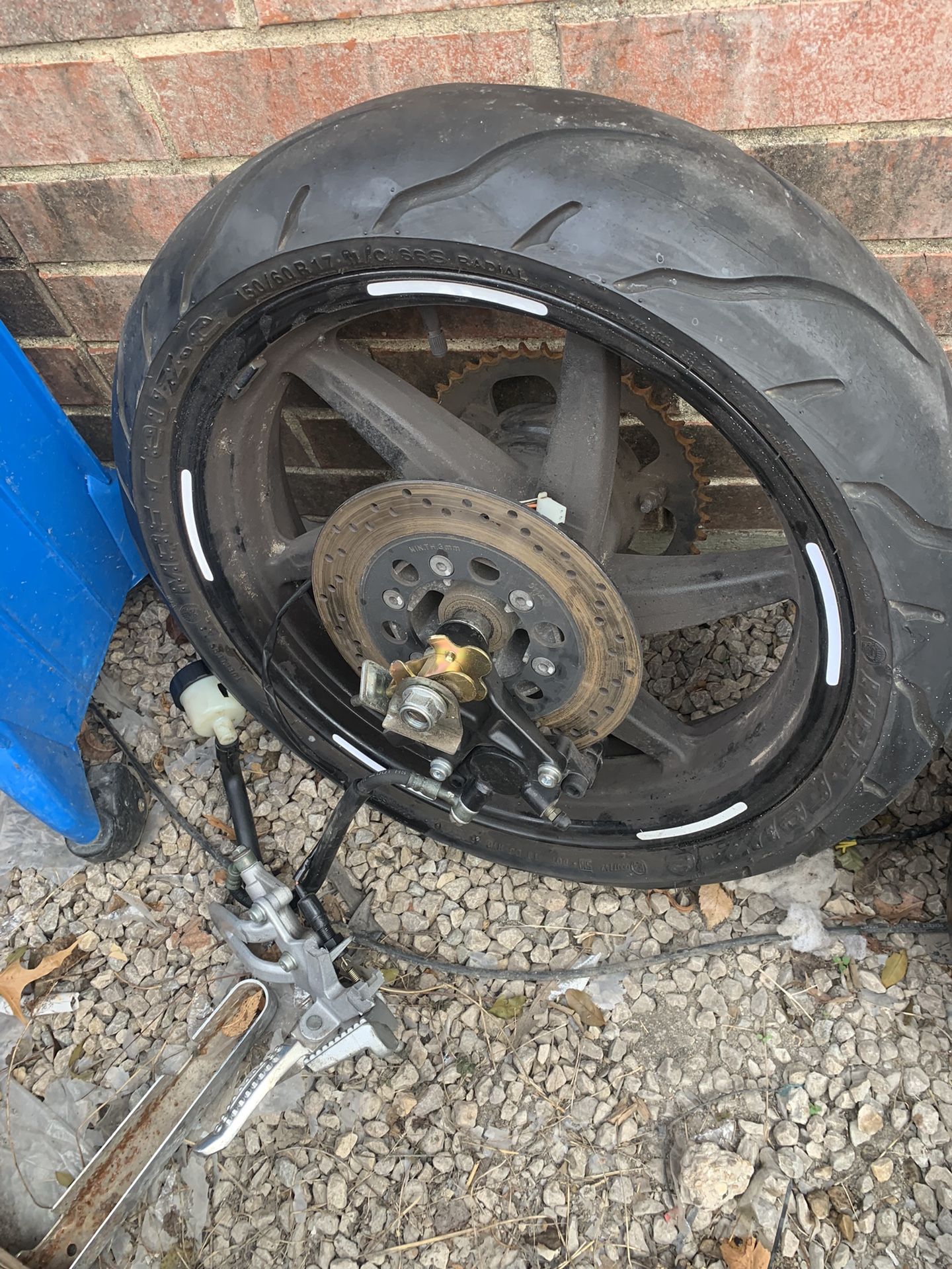 2014 Hyosung Rear Rim Complete