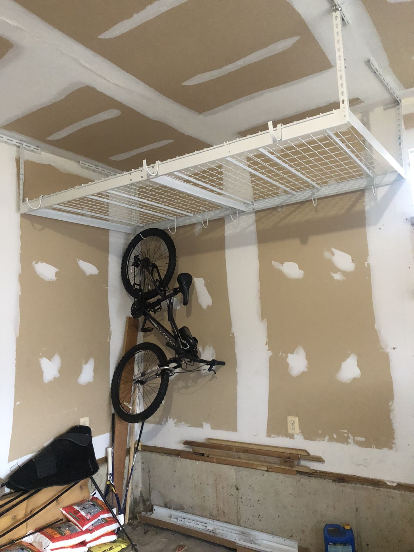Ceiling Storage Rack Install