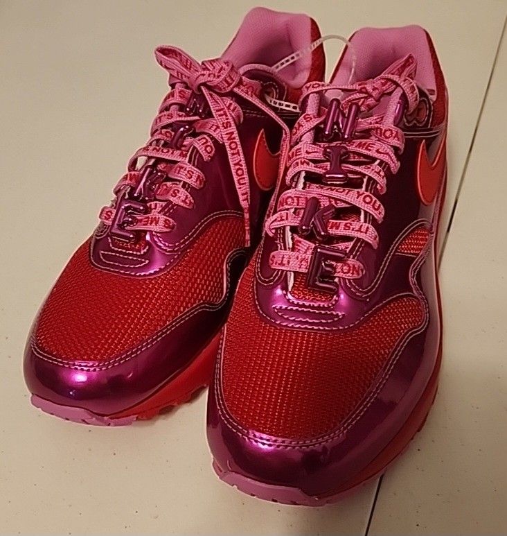 Nike Air Max 1 Premium Valentine's Day University Red Size 9.5