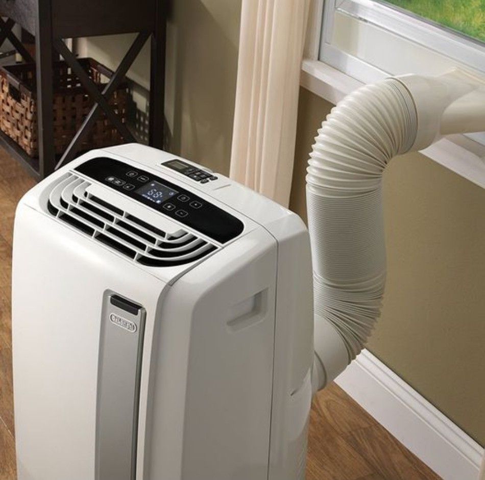 12,000 BTU eco-friendly portable air conditioner. Gently used, comes with all necessary parts for window installation, cover and remote control.