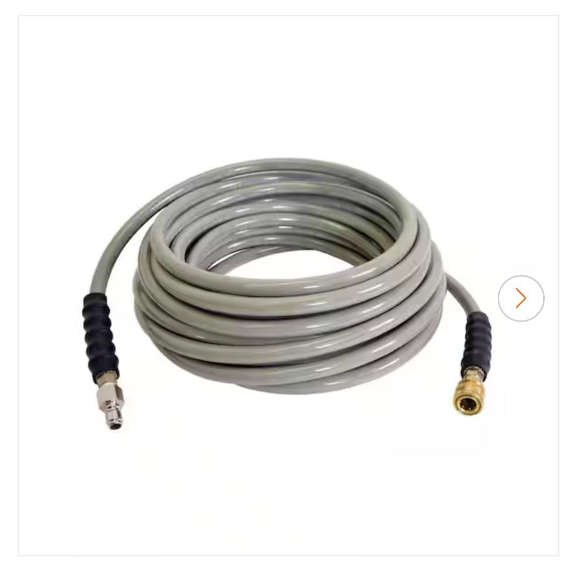 NEW IN BOX Shop SIMPSON Armor Hose 3/8 in. x 50 ft. Replacement/Extension Hose with QC Connections for 4500 PSI Hot/Cold Water Pressure Washers