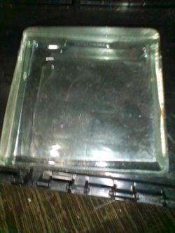 Solid glass 8x8x3 squares   20 total