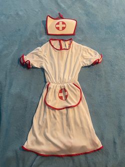 Nurse Halloween Costume Dress with Hat