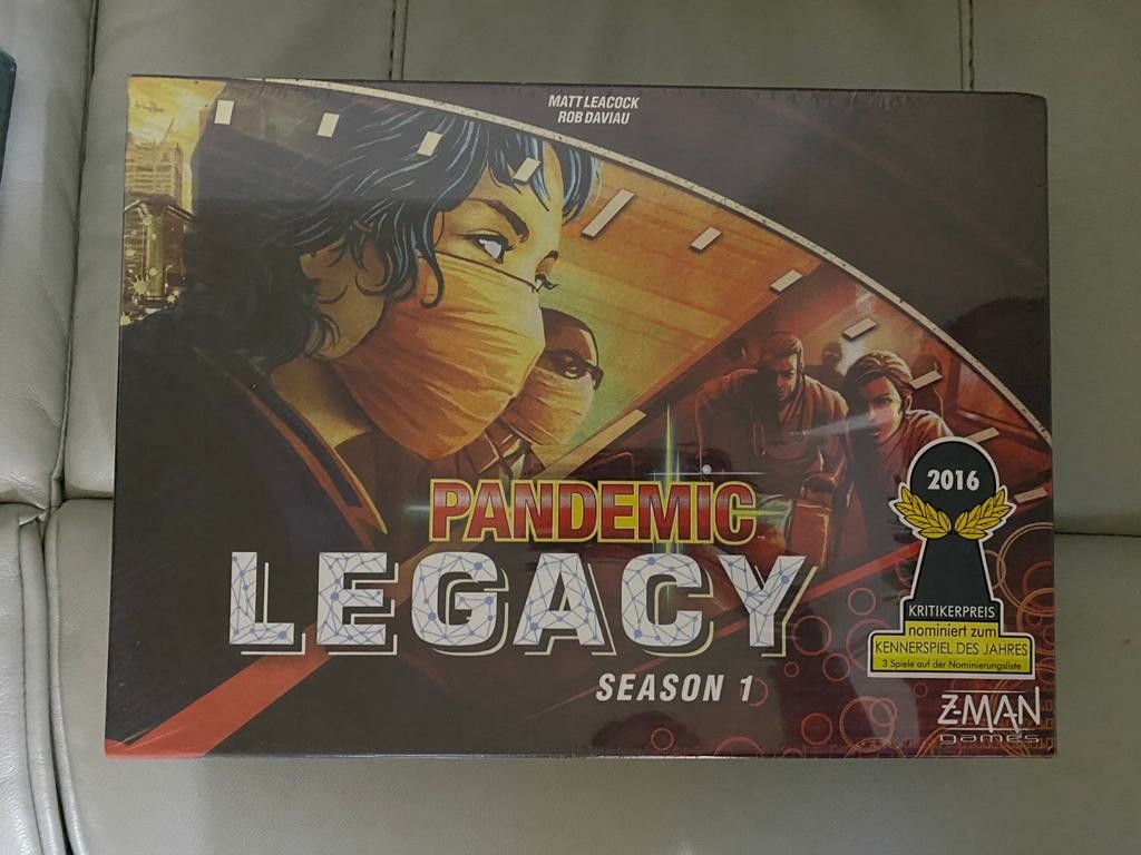 Pandemic Legacy board game