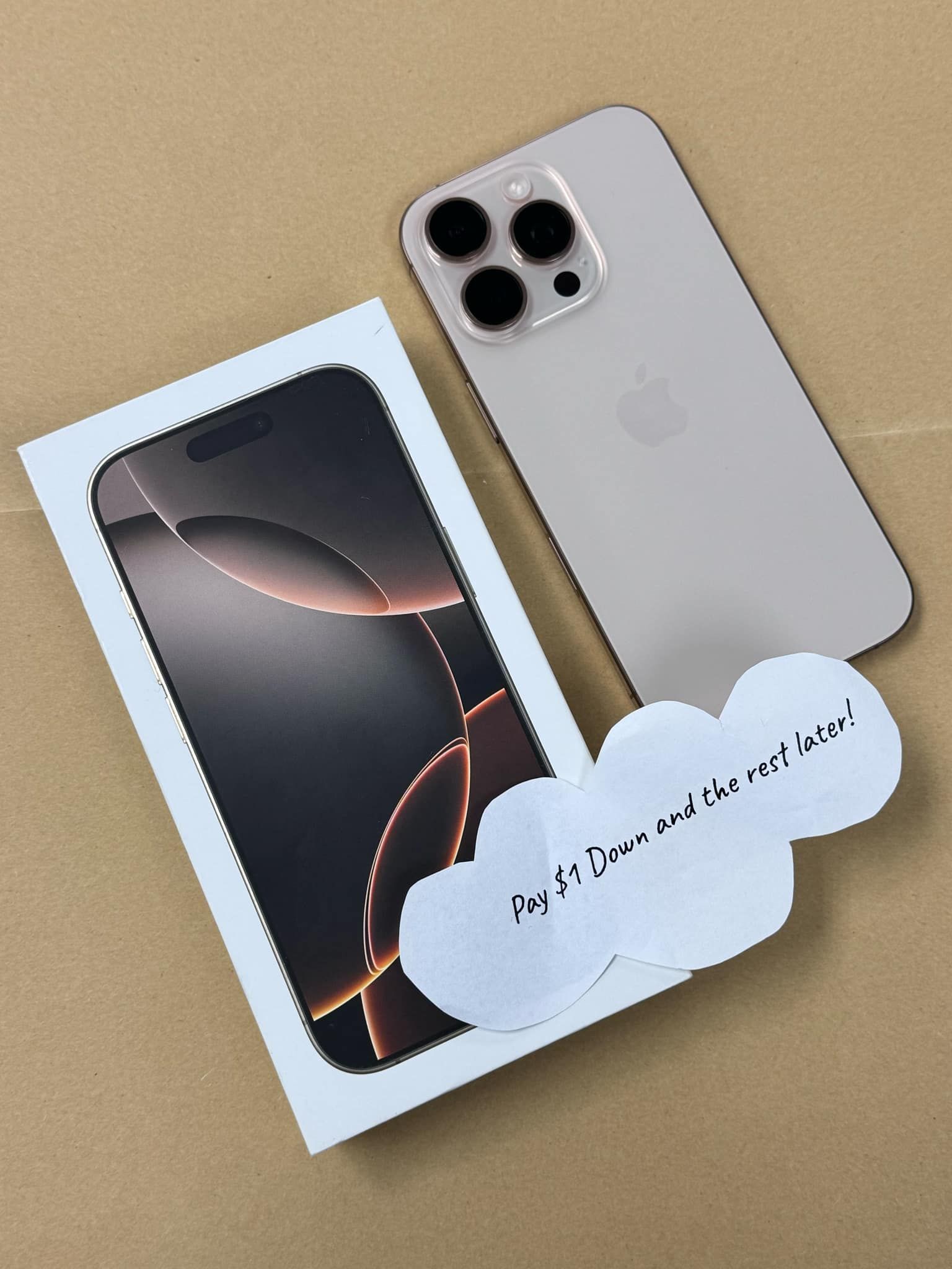 📱 iPhone 16 Pro Max – $849 or $1 Down! Best Deal in Town 🔥