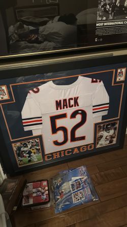 Mack signed framed bears jersey