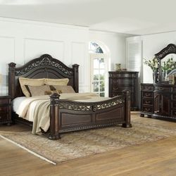 Monte Carlo King 4-Piece Set(King Bed/DR/MR/NS) - $1,469