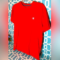 Champion Vapor Solid Red T-Shirt Men’s Size Large EPC
