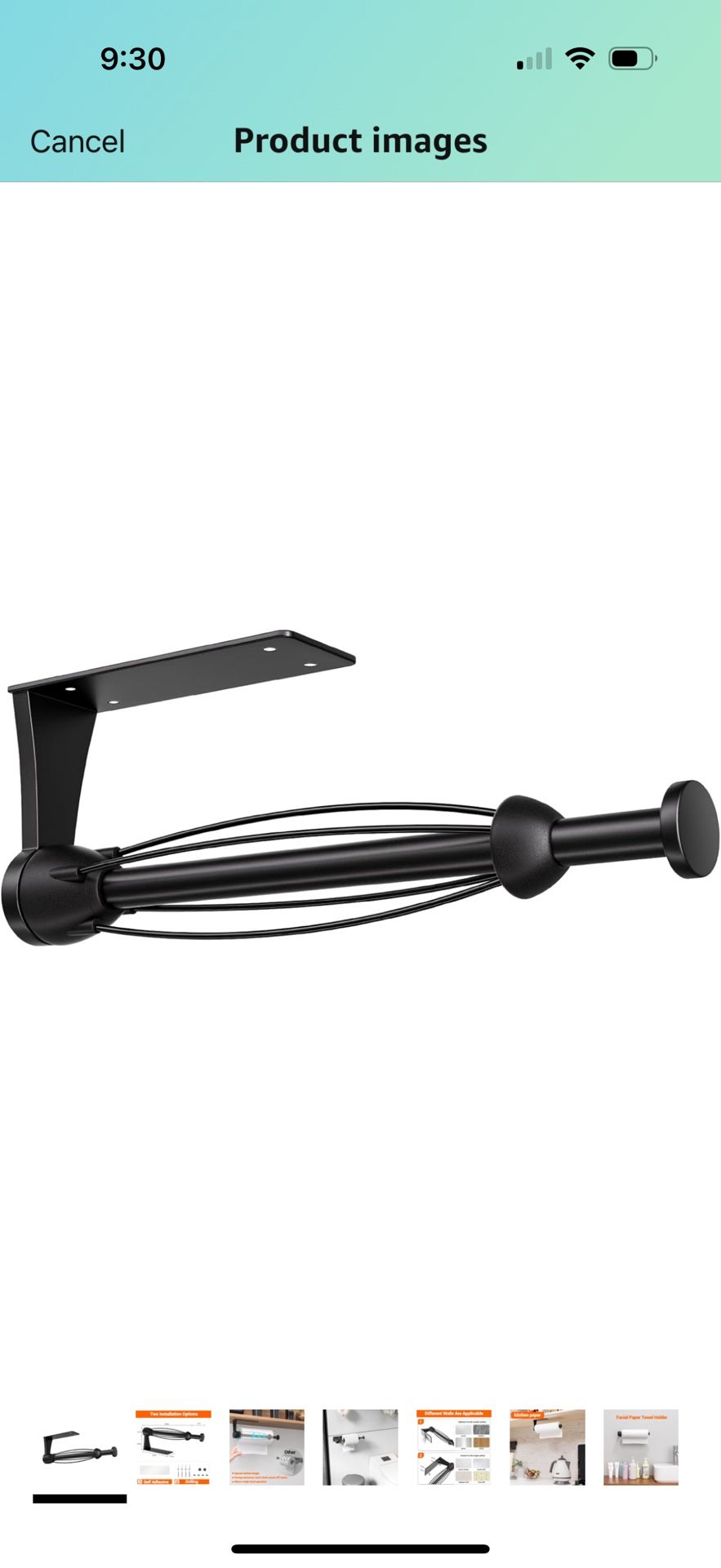 Paper Towel Holder Under Cabinet