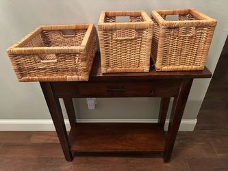 IKEA Wicker Baskets (Set of 3)
