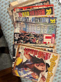 Assortment of old Rolling Stones magazines