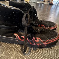 Vans SK8-Hi Flame Suede Black