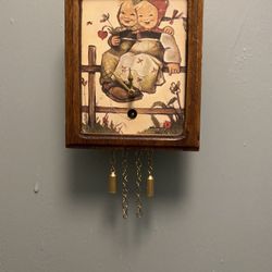 Beautiful Small German Hummel Wall Clock