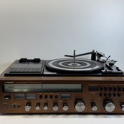 Clean Vintage Fisher MC-4040 Stereo Component System PHONO / CASSETTE / AM/FM / AUX. (Pro Serviced)