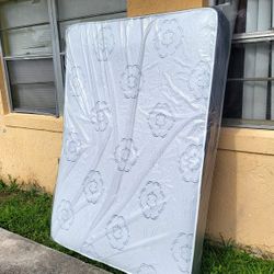 NEW QUEEN MATTRESS AND BOX SPRING -- Also Available In All Sizes.