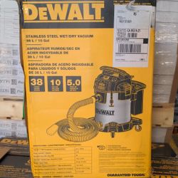 DeWalt Stainless Steel Wet/Dry Vacuum
