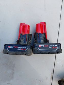 Milwuakee M12 XC 3 XC 6