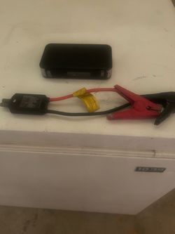 Portable Jump Starter with Clamp Cables