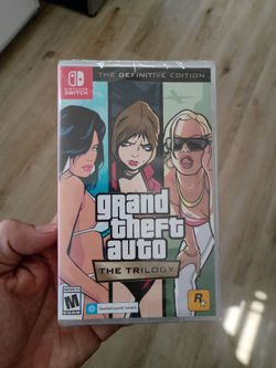 Gta Grand Theft Auto Trilogy Nintendo Switch Brand New Factory Sealed