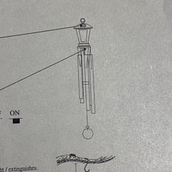 Solar Lighted, - Wind Chime NIB