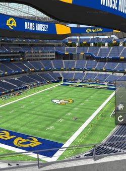 Rams Tickets section 339 row 6 aisle seats 1-4