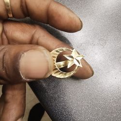 Men's Ring Star And Crest