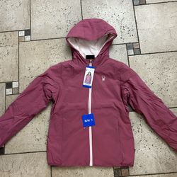 NWT Spyder girls superlite jacket Size L 14/16