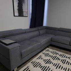 Gray Sectional Couch