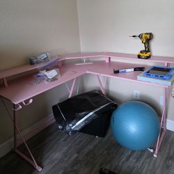 Pink Desk 