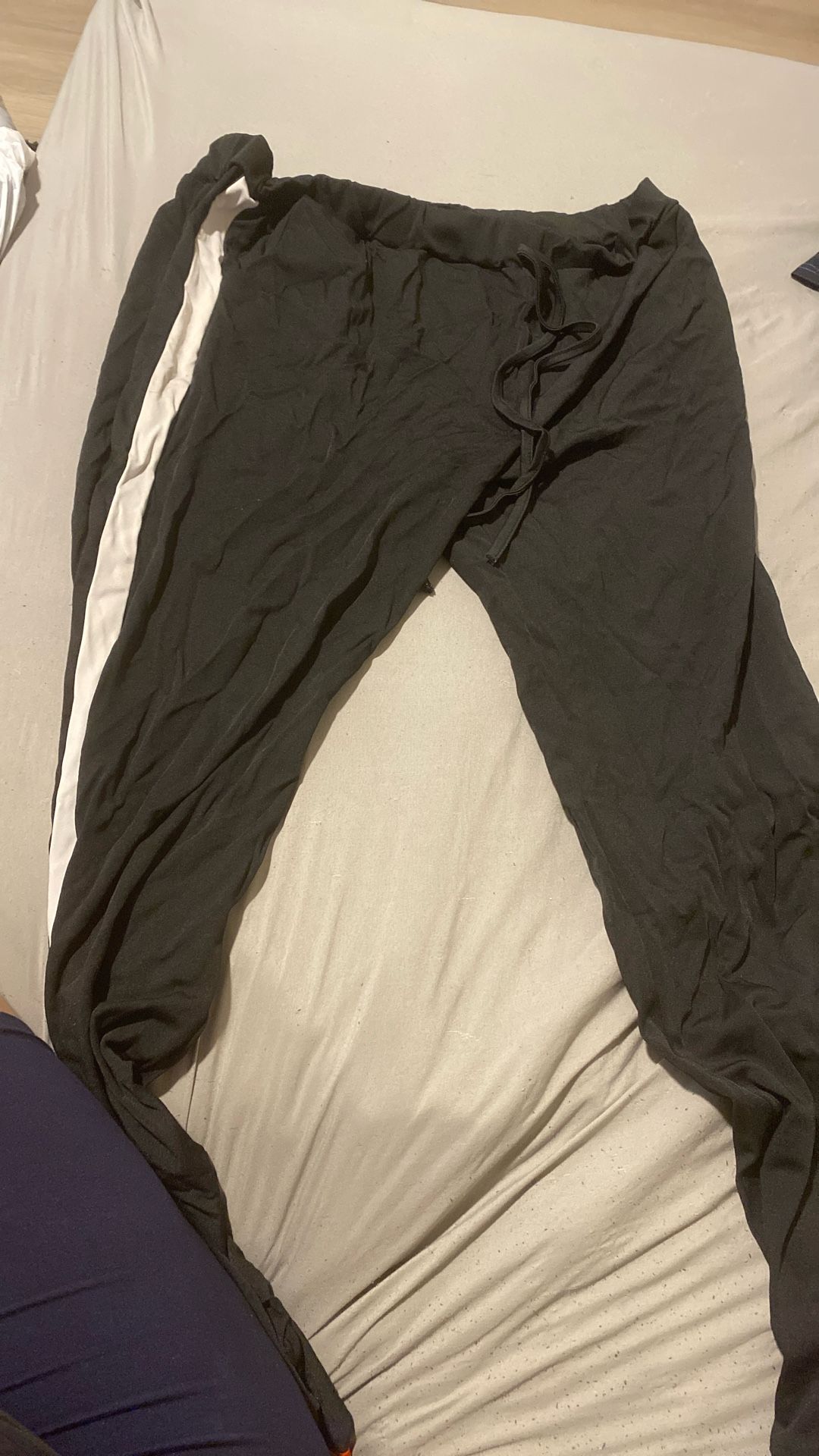 Black Pants White On Sides Size XXL