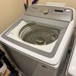 Samsung Washer 4.9 cu. ft. Capacity Top Load Washer with ActiveWave™ Agitator and Active WaterJet in White