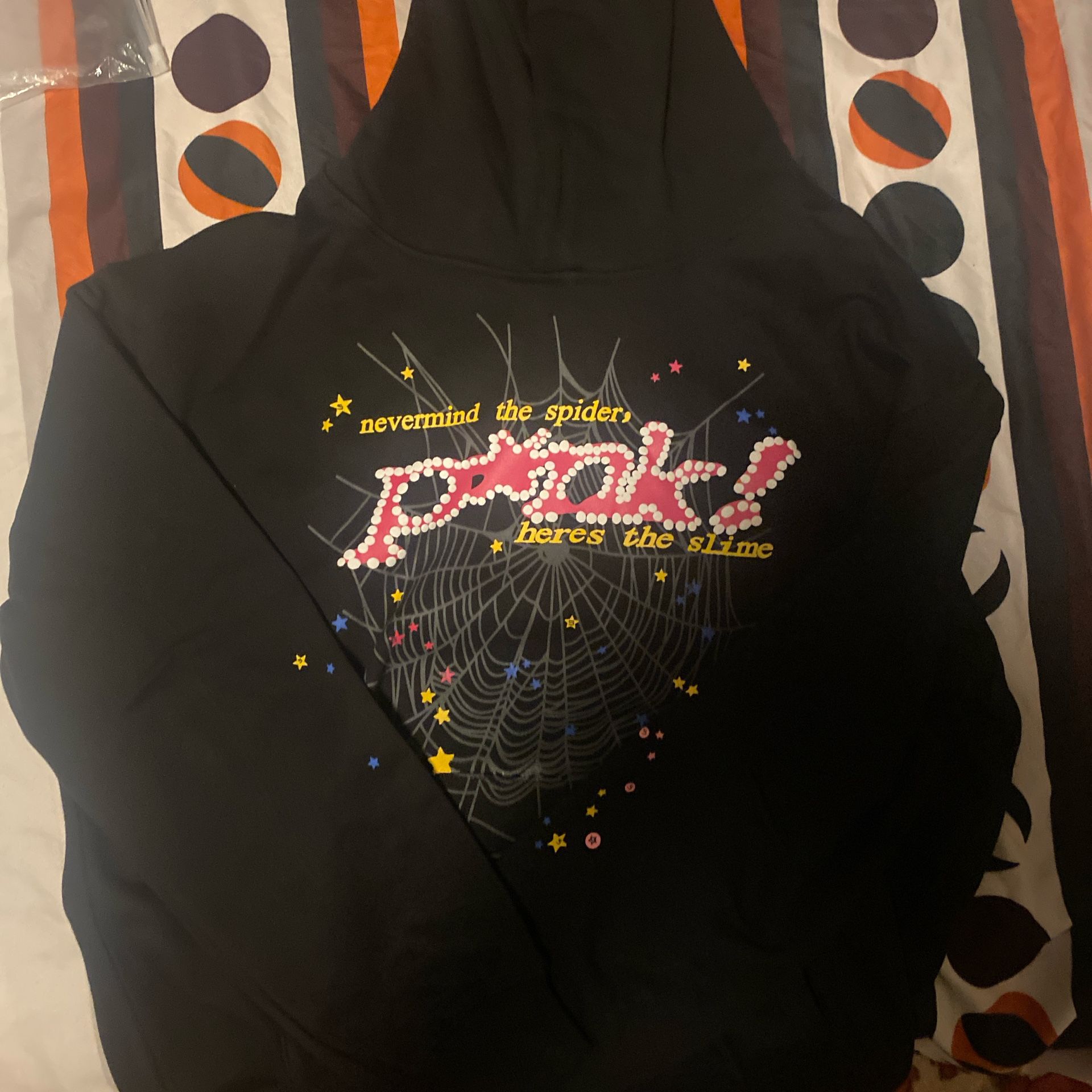 Large Black Spider Hoodie