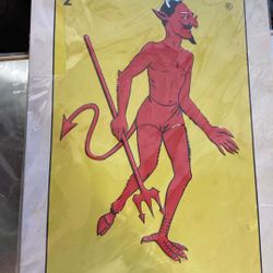 El Diablito Loteria Sign