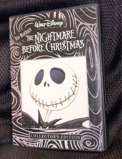 Tim Burtonβs The Nightmare Before Christmas NWOT Collectors Edition DVD