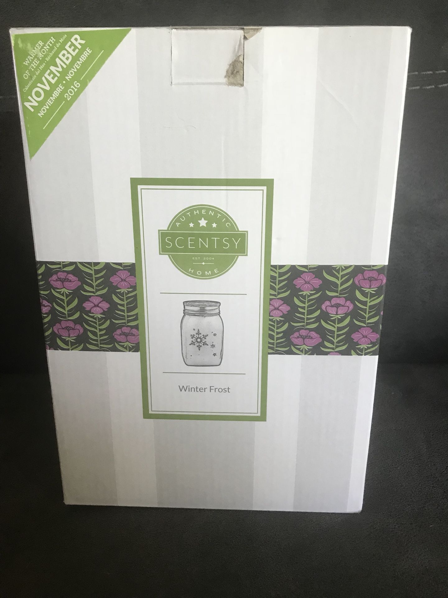 Authentic Scentsy Winter frost warmer