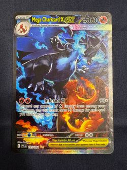 Mega Charizard X ex 125/094 SIR - Phantasmal Flames - NM Pokemon TCG Card