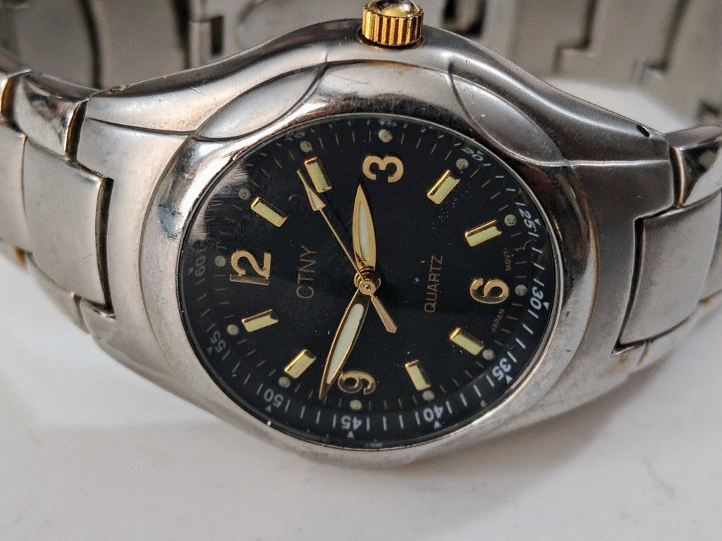 Men's Stainless Steel CTNY New York Design Watch