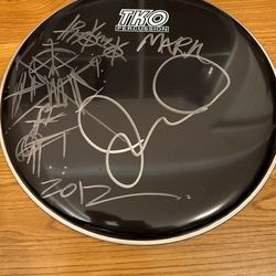 Hed pe Band Signed Drumhead 