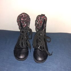 Toddler Girl combat boots