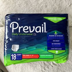 Previal Daily Underwear Diapers Adult Small Medium