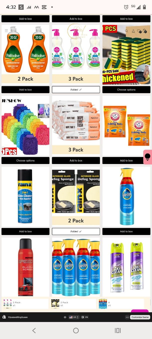 Cleaning Supplies (Free Delivery) 🚚