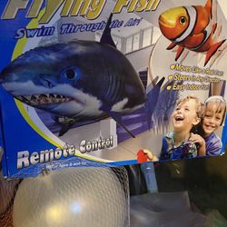 A Sharkey Mo Control Flies In The Air